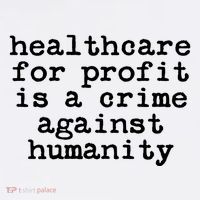 Anti Capitalist  Healthcare For Profit Is A Crime Flatbill Hat
