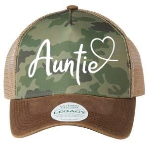 Auntie Cute Heart Logo Legacy Tie Dye Trucker Hat