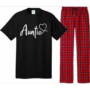 Auntie Cute Heart Logo Pajama Set