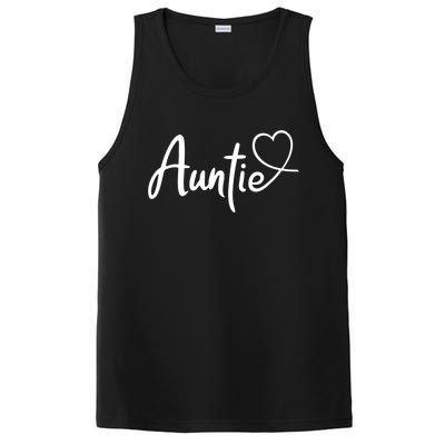 Auntie Cute Heart Logo PosiCharge Competitor Tank