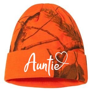 Auntie Cute Heart Logo Kati Licensed 12" Camo Beanie