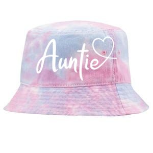 Auntie Cute Heart Logo Tie-Dyed Bucket Hat