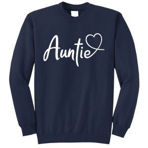 Auntie Cute Heart Logo Tall Sweatshirt