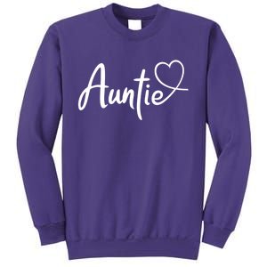 Auntie Cute Heart Logo Sweatshirt