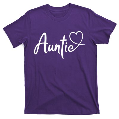 Auntie Cute Heart Logo T-Shirt