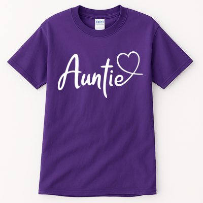 Auntie Cute Heart Logo Tall T-Shirt