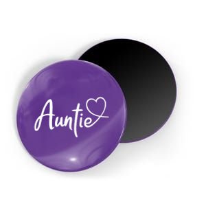 Auntie Cute Heart Logo Magnet