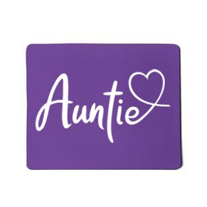 Auntie Cute Heart Logo Mousepad