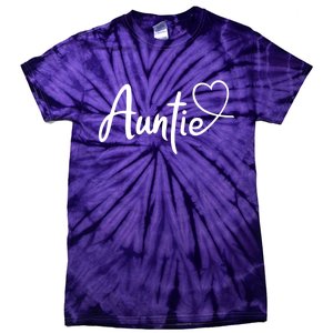 Auntie Cute Heart Logo Tie-Dye T-Shirt