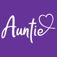 Auntie Cute Heart Logo Visor