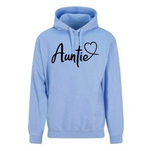 Auntie Cute Heart Logo Unisex Surf Hoodie