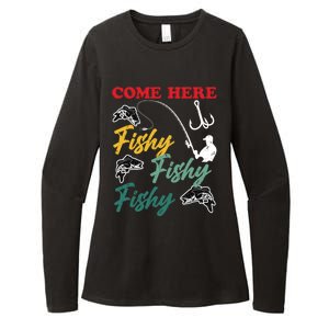 Angler Come Here Fischi Fischi Fischi Funny Fishing Gift Womens CVC Long Sleeve Shirt