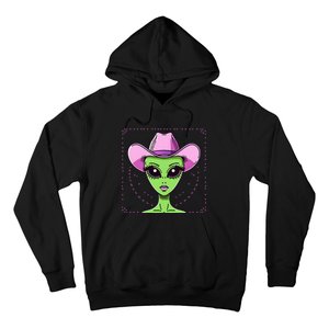 Alien Cowgirl Howdy Western Space Lover Yeehaw Texas Women Hoodie