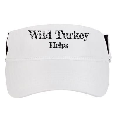 Al Co Hall Inc. Wild Turkey Distressed Adult Drive Performance Visor