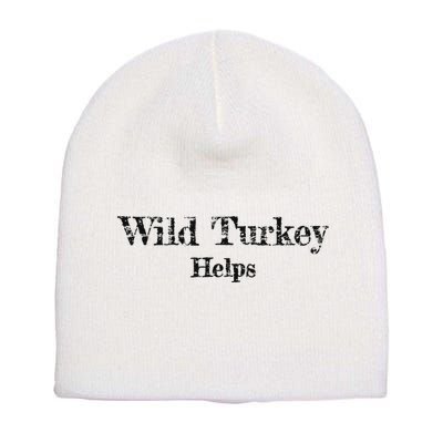 Al Co Hall Inc. Wild Turkey Distressed Short Acrylic Beanie
