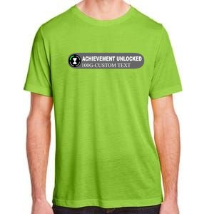 Achievement Unlocked Custom Personalize Text Adult ChromaSoft Performance T-Shirt