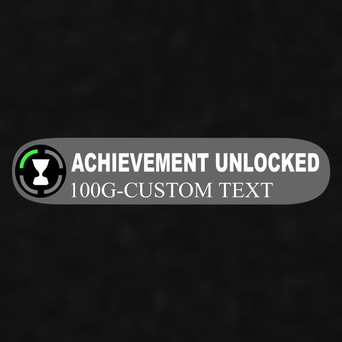 Achievement Unlocked Custom Personalize Text Ladies PosiCharge Tri-Blend Wicking Tank