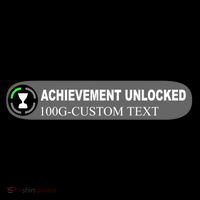 Achievement Unlocked Custom Personalize Text T-Shirt