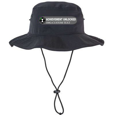 Achievement Unlocked Custom Personalize Text Legacy Cool Fit Booney Bucket Hat