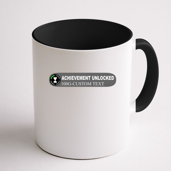 Achievement Unlocked Custom Personalize Text Mug