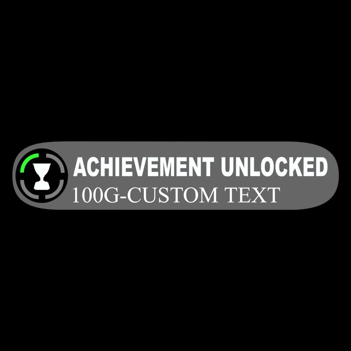 Achievement Unlocked Custom Personalize Text Mug