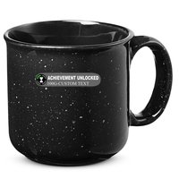 Achievement Unlocked Custom Personalize Text 15oz Campfire Ceramic Mug