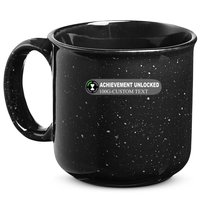 Achievement Unlocked Custom Personalize Text 15oz Campfire Ceramic Mug