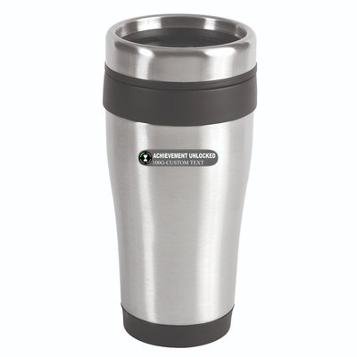 Achievement Unlocked Custom Personalize Text 16oz Travel Tumbler