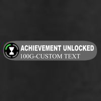 Achievement Unlocked Custom Personalize Text Tumbler