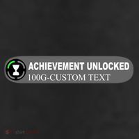 Achievement Unlocked Custom Personalize Text Microfiber Hand Towel