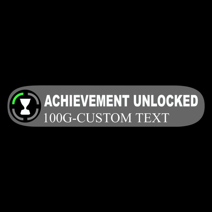 Achievement Unlocked Custom Personalize Text Womens T-Shirt