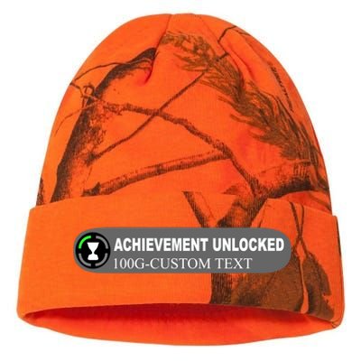 Achievement Unlocked Custom Personalize Text Kati Licensed 12" Camo Beanie