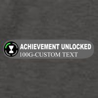 Achievement Unlocked Custom Personalize Text Vector Backpack