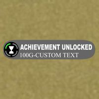 Achievement Unlocked Custom Personalize Text Garment-Dyed Women's Muscle Tee