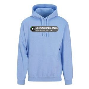 Achievement Unlocked Custom Personalize Text Unisex Surf Hoodie