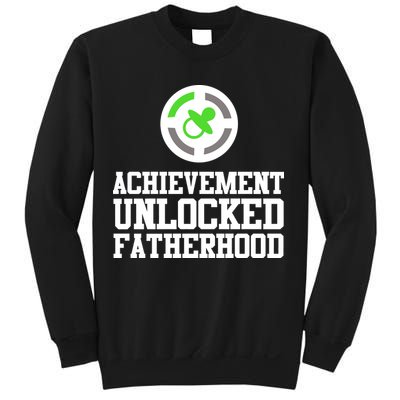 Achievement Unlocked Fatherhood Sweatshirt