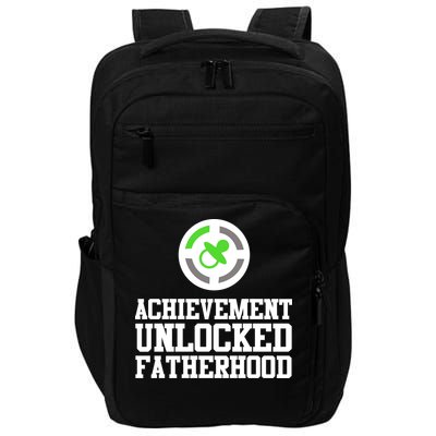 Achievement Unlocked Fatherhood Impact Tech Backpack