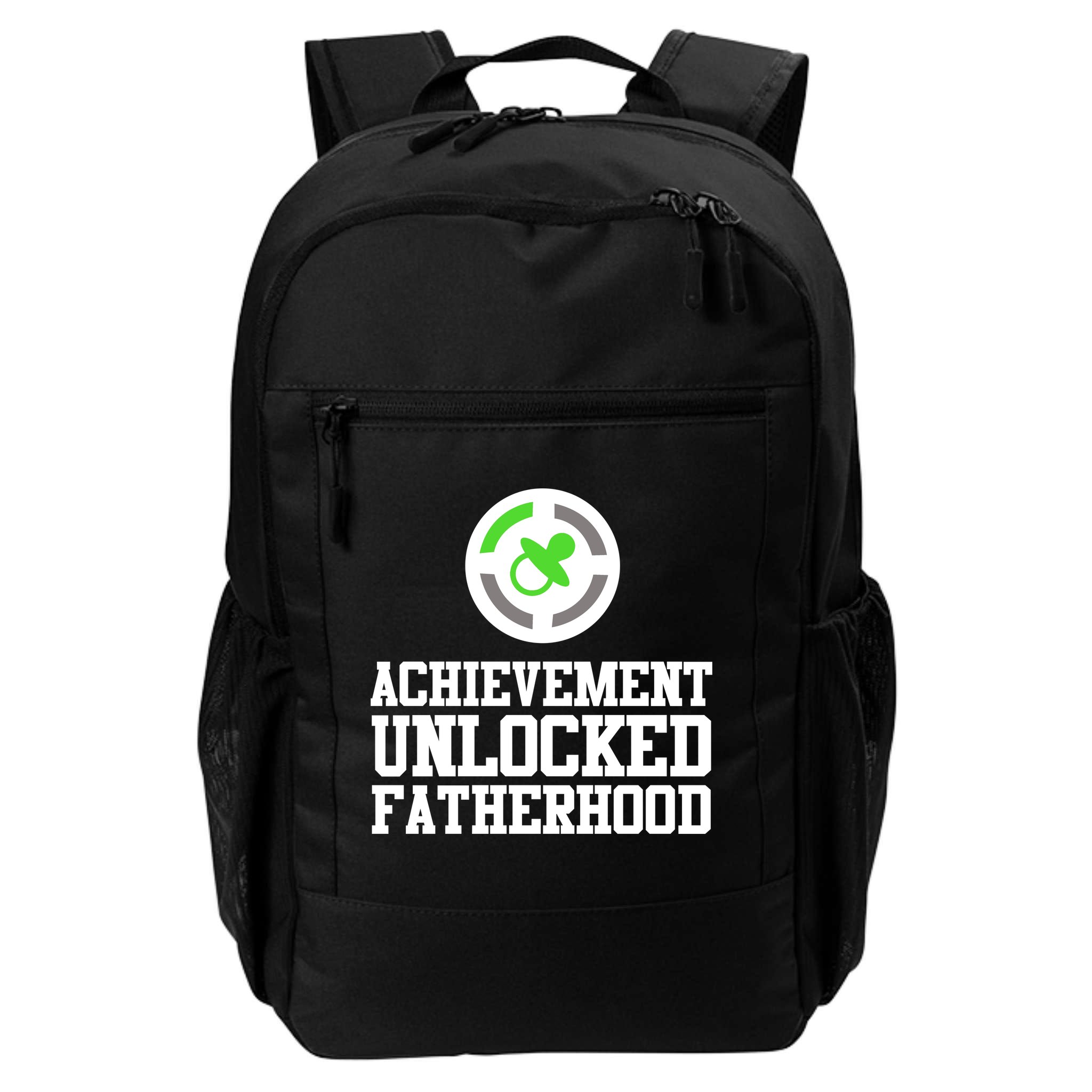 Achievement Unlocked Fatherhood Backpack