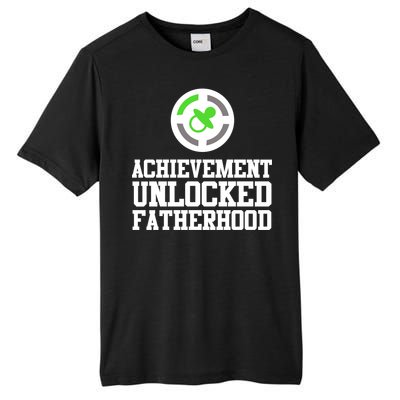 Achievement Unlocked Fatherhood Tall Fusion ChromaSoft Performance T-Shirt