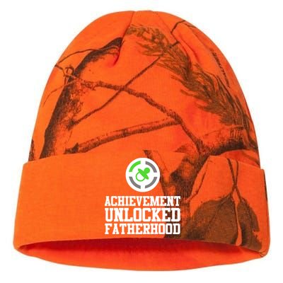 Achievement Unlocked Fatherhood Kati Licensed 12" Camo Beanie