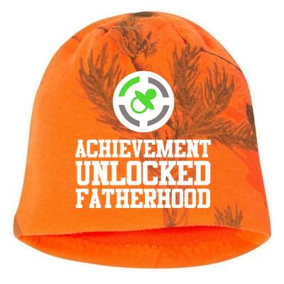 Achievement Unlocked Fatherhood Kati - Camo Knit Beanie