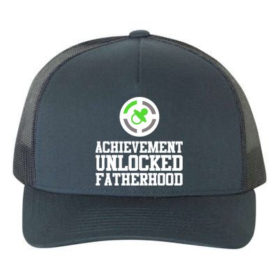 Achievement Unlocked Fatherhood Yupoong Adult 5-Panel Trucker Hat