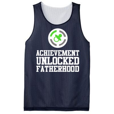 Achievement Unlocked Fatherhood Mesh Reversible Basketball Jersey Tank