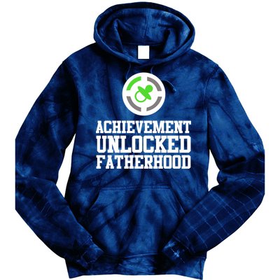 Achievement Unlocked Fatherhood Tie Dye Hoodie