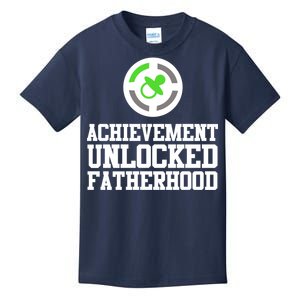 Achievement Unlocked Fatherhood Kids T-Shirt