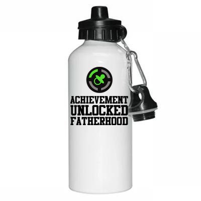 Achievement Unlocked Fatherhood Aluminum Water Bottle