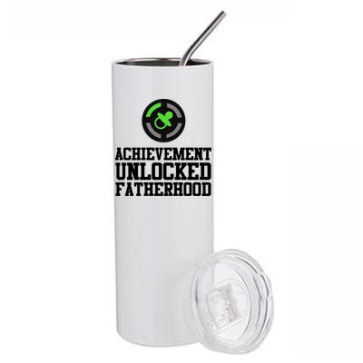 Achievement Unlocked Fatherhood Stainless Steel Tumbler