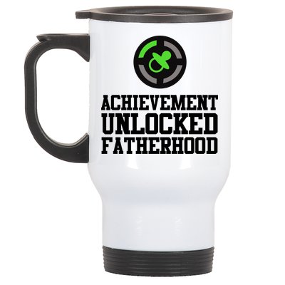 Achievement Unlocked Fatherhood Stainless Steel Travel Mug