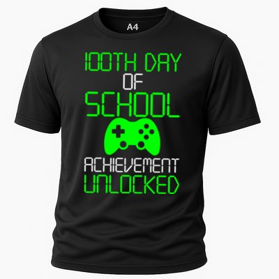 Achievement Unlocked Funny 100th Day Of School Performance Shirt