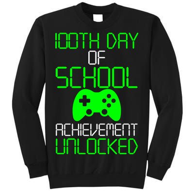 Achievement Unlocked Funny 100th Day Of School Sweatshirt